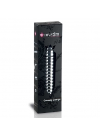 Рельефный фаллос для интенсивного электросекса Groovey George - 20 см. - MyStim - купить с доставкой в Арзамасе