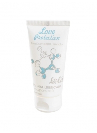Увлажняющий лубрикант на водной основе Love Protection - 50 мл. - Lola Games - купить с доставкой в Арзамасе