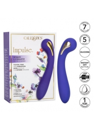 Фиолетовый вибромассажер с электростимуляцией Intimate Estim Petite G Wand - 19 см. - California Exotic Novelties - купить с доставкой в Арзамасе