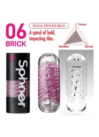 Мастурбатор SPINNER Brick - Tenga - в Арзамасе купить с доставкой