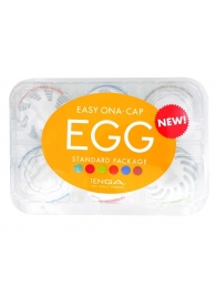 Набор из 6 мастурбаторов Tenga EGG Easy Beat с различным рельефом - Tenga - в Арзамасе купить с доставкой