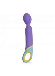 Фиолетовый вибромассажер Base Wand Vibrator - 24 см. - EDC