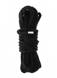 Черная веревка для шибари DELUXE BONDAGE ROPE - 5 м. - Dream Toys - купить с доставкой в Арзамасе