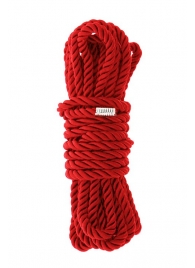 Красная веревка для шибари DELUXE BONDAGE ROPE - 5 м. - Dream Toys - купить с доставкой в Арзамасе