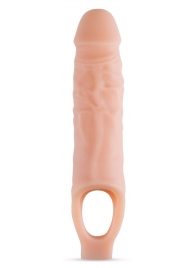 Телесный реалистичный фаллоудлинитель 9 Inch Silicone Cock Sheath Penis Extender - 22,86 см. - Blush Novelties - в Арзамасе купить с доставкой