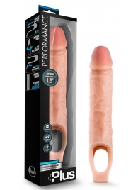 Телесный реалистичный фаллоудлинитель 10 Inch Silicone Cock Sheath Penis Extender - 25,4 см. - Blush Novelties - в Арзамасе купить с доставкой