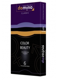 Разноцветные презервативы DOMINO Colour Beauty - 6 шт. - Domino - купить с доставкой в Арзамасе