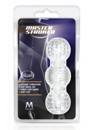 Прозрачный фигурный мастурбатор Master Stroker - Blush Novelties - в Арзамасе купить с доставкой