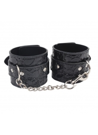 Черные наручники Be good Wrist Cuffs - Chisa - купить с доставкой в Арзамасе