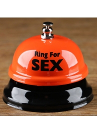 Настольный звонок RING FOR SEX - Сима-Ленд - купить с доставкой в Арзамасе