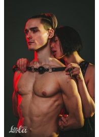 Черный кляп Love Addict на замочке - Lola Games - купить с доставкой в Арзамасе