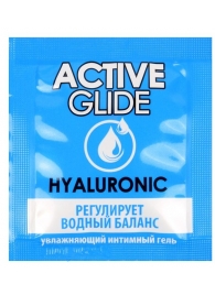 Лубрикант на водной основе Active Glide с гиалуроновой кислотой - 3 гр. - Биоритм - купить с доставкой в Арзамасе