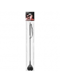 Черный стек с наконечником-сердечком - 54 см. - Notabu - купить с доставкой в Арзамасе