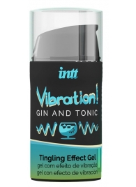 Жидкий интимный гель с эффектом вибрации Vibration! Gin   Tonic - 15 мл. - INTT - купить с доставкой в Арзамасе