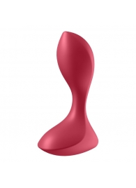 Красный вибромассажёр простаты Satisfyer Backdoor Lover - 14 см. - Satisfyer - в Арзамасе купить с доставкой