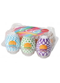 Набор из 6 мастурбаторов Tenga EGG IV с различным рельефом - Tenga - в Арзамасе купить с доставкой