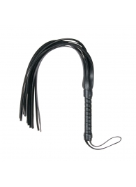 Черный флоггер Flogger Whip - 46 см. - Easy toys - купить с доставкой в Арзамасе