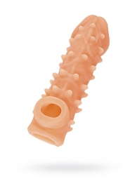 Телесная закрытая насадка с пупырышками Cock Sleeve Size S - 13,8 см. - KOKOS - в Арзамасе купить с доставкой