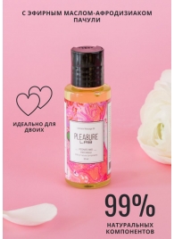 Массажное масло Pleasure Lab Delicate с ароматом пиона и пачули - 50 мл. - Pleasure Lab - купить с доставкой в Арзамасе