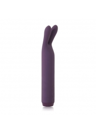 Фиолетовый вибратор с ушками Rabbit Bullet Vibrator - 8,9 см. - Je Joue