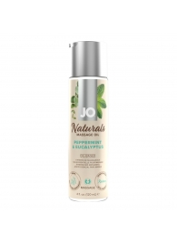 Массажное масло с ароматом перечной мяты и эвкалипта JO Naturals Peppermint   Eucalyptus - 120 мл. - System JO - купить с доставкой в Арзамасе