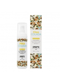 Разогревающее массажное масло с ароматом пина колада Gourmet Pina Colada - 50 мл. - Exsens - купить с доставкой в Арзамасе