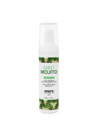 Разогревающее массажное масло с ароматом мохито Gourmet Mint Mojito - 50 мл. - Exsens - купить с доставкой в Арзамасе