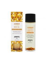 Органическое массажное масло AMBER JOJOBA - 100 мл. - Exsens - купить с доставкой в Арзамасе