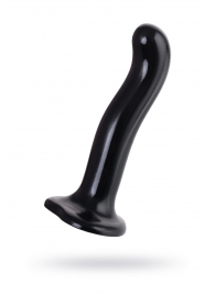 Черный стимулятор для пар P G-Spot Dildo Size M - 18 см. - Strap-on-me - в Арзамасе купить с доставкой