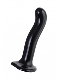 Черный стимулятор для пар P G-Spot Dildo Size M - 18 см. - Strap-on-me - в Арзамасе купить с доставкой