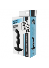 Черная вибропробка для простаты FantASStic Vibrating Prostate Plug - 14,5 см. - Dream Toys - в Арзамасе купить с доставкой