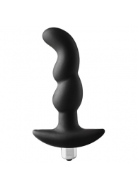 Черная вибропробка для простаты FantASStic Vibrating Prostate Plug - 14,5 см. - Dream Toys - в Арзамасе купить с доставкой