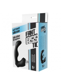 Черный вибромассажер простаты FantASStic Vibrating Prostate Massager - 11,3 см. - Dream Toys - в Арзамасе купить с доставкой