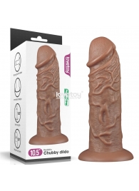 Коричневый фаллоимитатор Cubby dildo - 26,6 см. - Lovetoy в Арзамасе Коричневый фаллоимитатор Cubby dildo - 26,6 см. - Lovetoy
