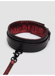 Стильный ошейник с поводком Reversible Faux Leather Collar and Lead - Fifty Shades of Grey - купить с доставкой в Арзамасе