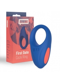 Синее эрекционное кольцо RRRING First Date Cock Ring - FeelzToys - в Арзамасе купить с доставкой