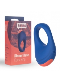 Синее эрекционное кольцо RRRING Dinner Date Cock Ring - FeelzToys - в Арзамасе купить с доставкой