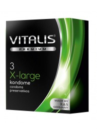Презервативы увеличенного размера VITALIS PREMIUM x-large - 3 шт. - Vitalis - купить с доставкой в Арзамасе