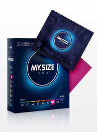Презервативы MY.SIZE размер 64 - 3 шт. - My.Size - купить с доставкой в Арзамасе