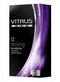 Презервативы с утолщённой стенкой VITALIS PREMIUM strong - 12 шт. - Vitalis - купить с доставкой в Арзамасе