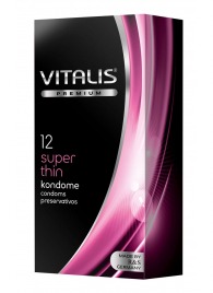 Ультратонкие презервативы VITALIS PREMIUM super thin - 12 шт. - Vitalis - купить с доставкой в Арзамасе