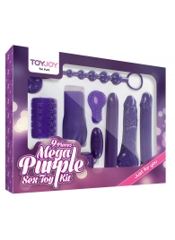 Эротический набор Toy Joy Mega Purple - Toy Joy - купить с доставкой в Арзамасе