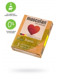 Экологически чистые презервативы Masculan Organic - 3 шт. - Masculan - купить с доставкой в Арзамасе