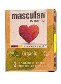 Экологически чистые презервативы Masculan Organic - 3 шт. - Masculan - купить с доставкой в Арзамасе