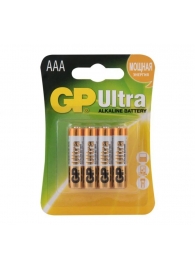 Батарейки алкалиновые GP Ultra Alkaline 24А AАA/LR03 - 4 шт. - Элементы питания - купить с доставкой в Арзамасе