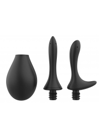 Черный анальный душ Nexus Anal Douche Set с 2 сменными насадками - Nexus Range - купить с доставкой в Арзамасе