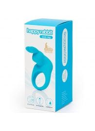 Голубое эрекционное виброкольцо Happy Rabbit Rechargeable Rabbit Cock Ring - Happy Rabbit - в Арзамасе купить с доставкой