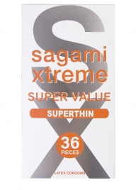 Ультратонкие презервативы Sagami Xtreme Superthin - 36 шт. - Sagami - купить с доставкой в Арзамасе