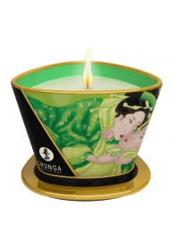 Массажная свеча Exotic Green Tea с ароматом зелёного чая - 170 мл. - Shunga - купить с доставкой в Арзамасе