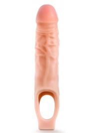 Телесная насадка на пенис 9 Inch Cock Sheath Extender - 22,2 см. - Blush Novelties - в Арзамасе купить с доставкой